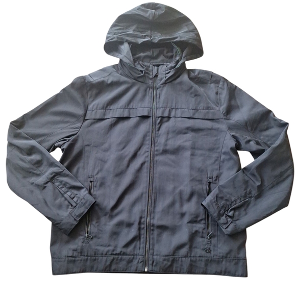 Calvin Klein Men's Black Hooded Lightweight Jacket L - Picture 2 of 13